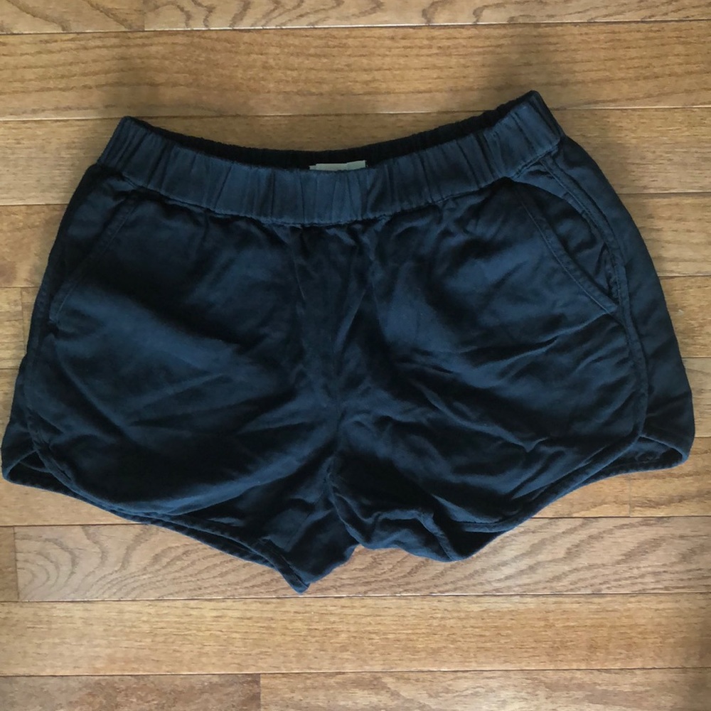 Madewell pull up shorts XXS black